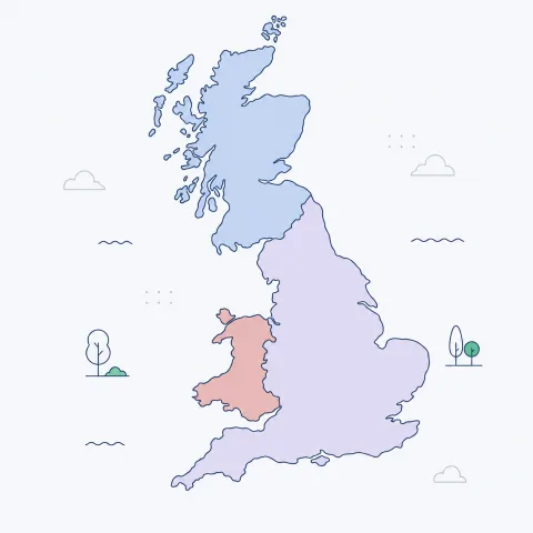 Map of Great Britain
